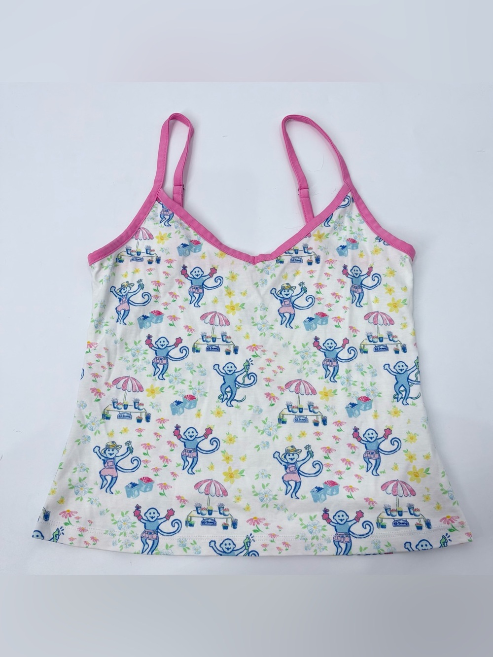 Roller Rabbit Monkey Mischa Tank Pajama Set - Picture 12 of 16
